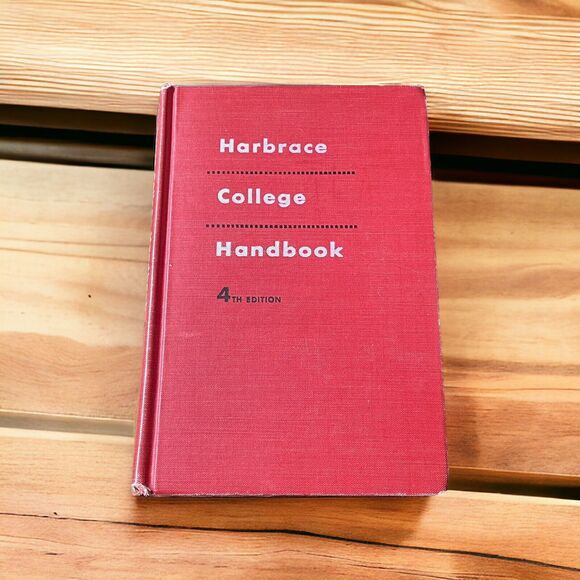 Harbrace College Handbook Writing Guide Grammar Reference Students Teachers - Picture 1 of 7